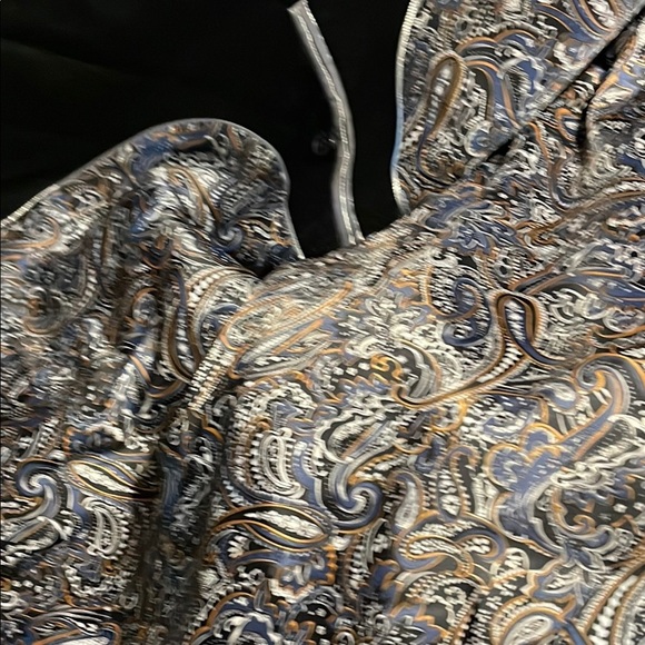 Vibrant Yellow Blazer with Black Trim - Picture 9 of 13